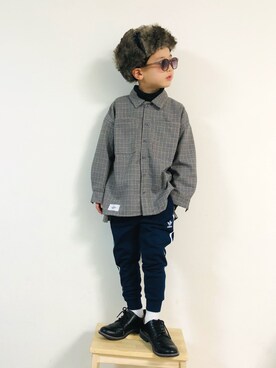 syun★さん（キッズ・120cm）の冬コーディネート