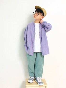syun★さん（キッズ・128cm）の夏コーディネート