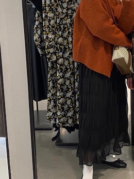 「WEGO（ウィゴー）のアイテム（バレエシューズ）」を使った、れなさん（レディース・162cm）の秋コーディネート