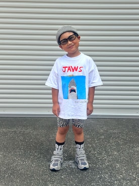 「ZARA KIDSのアイテム」を使った、utaさん（キッズ・110cm）の夏コーディネート