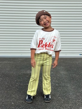 「BOBO CHOSES（ボボショーズ）のアイテム」を使った、utaさん（キッズ・110cm）の夏コーディネート