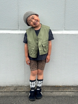「6歳」｜utaさん（キッズ・110cm）の春コーディネート