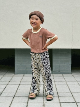 「ZARA KIDSのアイテム」を使った、utaさん（キッズ・110cm）の夏コーディネート