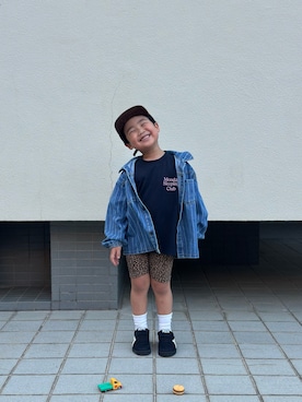 utaさん（キッズ・110cm）の春コーディネート