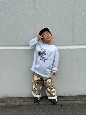 utaさん(キッズ・110cm)の春コーディネート