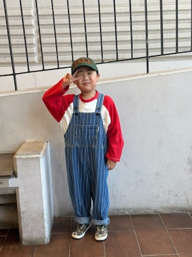 「こども ビームス（コドモビームス）のアイテム」を使った、utaさん（キッズ・110cm）の春コーディネート