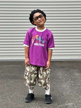utaさん（キッズ・110cm）の夏コーディネート