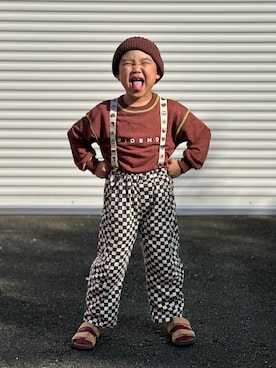 「Piet（ピエット）のアイテム」を使った、utaさん（キッズ・120cm）の秋コーディネート