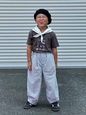 「Piet（ピエット）のアイテム」を使った、utaさん（キッズ・110cm）の夏コーディネート