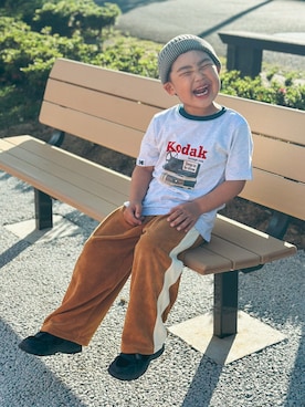 「H&M（エイチ・アンド・エム）のアイテム」を使った、utaさん（キッズ・110cm）の夏コーディネート