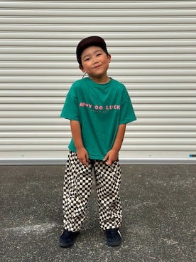 utaさん（キッズ・110cm）の夏コーディネート