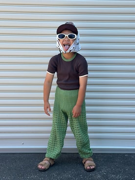 「ZARA KIDSのアイテム」を使った、utaさん（キッズ・110cm）の春コーディネート
