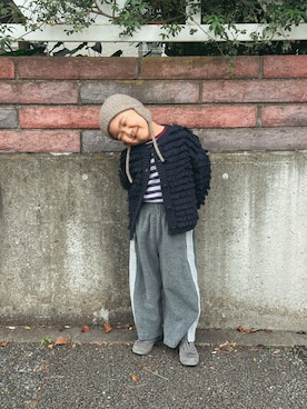 「Cienta（シエンタ）のアイテム（シューズ）」を使った、utaさん（キッズ・110cm）の春コーディネート