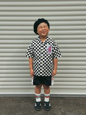 「Birthday（バースデイ）のアイテム」を使った、utaさん（キッズ・110cm）の春コーディネート