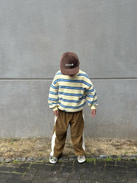 「Cienta（シエンタ）のアイテム（シューズ）」を使った、utaさん（キッズ・110cm）の春コーディネート