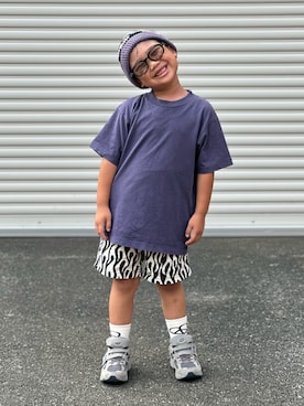 「NUEF （ヌエフ）のアイテム」を使った、utaさん（キッズ・110cm）の夏コーディネート