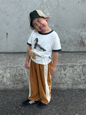 utaさん（キッズ・110cm）の春コーディネート