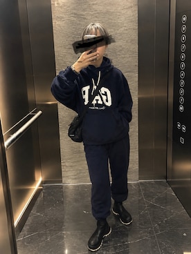 「GAP（ギャップ）のアイテム（パンツ）」を使った、kyon2さん（レディース・150cm）の秋コーディネート