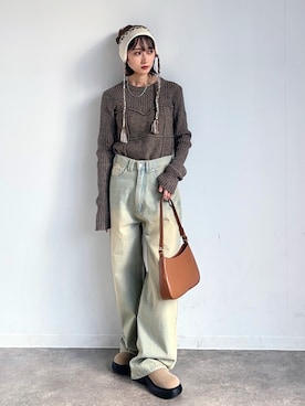 「アイテム（その他シューズ）」を使った、maoさん（レディース・153cm）の冬コーディネート