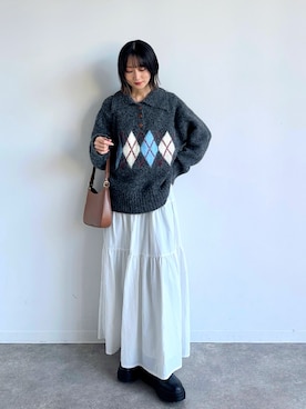 maoさん（レディース・153cm）の冬コーディネート