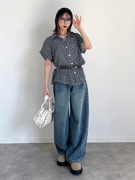 「アイテム（その他シューズ）」を使った、maoさん（レディース・153cm）の秋コーディネート