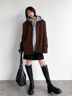 「Heather（ヘザー）のアイテム」を使った、maoさん（レディース・153cm）の秋コーディネート