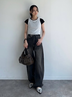 「for/c（フォーシー）のアイテム（トップス）」を使った、maoさん（レディース・152cm）の夏コーディネート