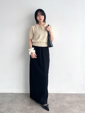 「no brand（ノーブランド）のアイテム」を使った、maoさん（レディース・153cm）の夏コーディネート