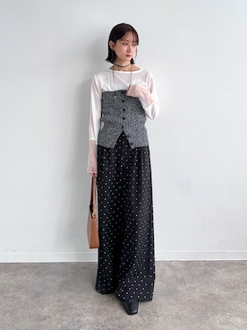 「florist（フローリスト）のアイテム」を使った、maoさん（レディース・153cm）の夏コーディネート