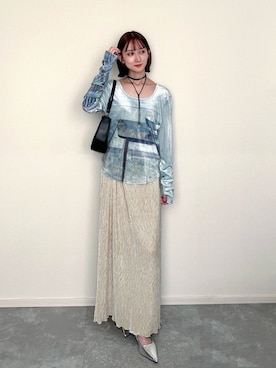 「アイテム（アクセサリー）」を使った、maoさん（レディース・153cm）の秋コーディネート