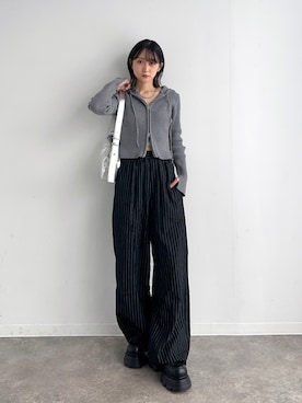 「FREE'S MART（フリーズマート）のアイテム（トップス）」を使った、maoさん（レディース・153cm）の春コーディネート