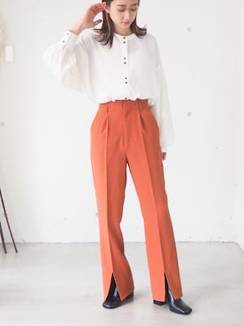 「tiptop（ティップトップ）のアイテム（シューズ）」を使った、maoさん（レディース・151cm）の夏コーディネート