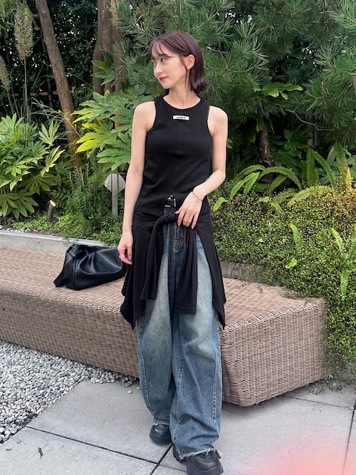 SOEMIN（ソミン） タンクトップ ノースリーブ American sleeve tops