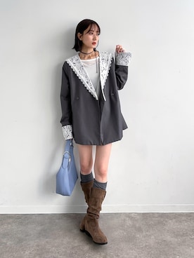「mil（ミル）のアイテム」を使った、maoさん（レディース・153cm）の夏コーディネート