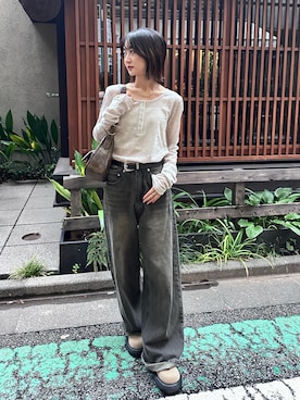 「アイテム（その他シューズ）」を使った、maoさん（レディース・153cm）の秋コーディネート