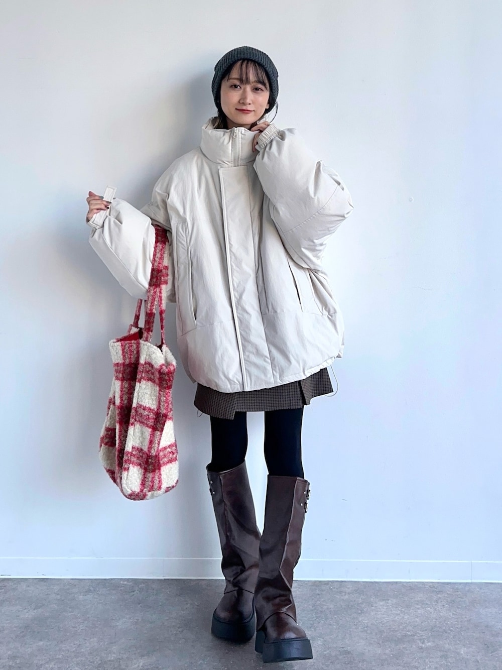 NOGLE/ノグル】スタンドパテッドジャケットを使った人気ファッション 