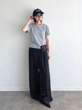 「no brand（ノーブランド）のアイテム」を使った、maoさん（レディース・153cm）の夏コーディネート