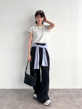 「IMARI（イマリ）のアイテム」を使った、maoさん（レディース・153cm）の春コーディネート