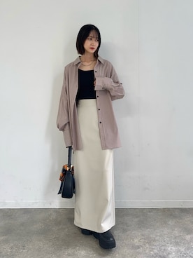 「アイテム（財布/小物）」を使った、maoさん（レディース・153cm）の秋コーディネート