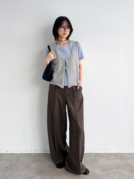 「moi tytto（モイテュット）のアイテム」を使った、maoさん（レディース・153cm）の夏コーディネート