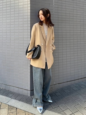 「シルバーパンプス」｜maoさん（レディース・152cm）の春コーディネート