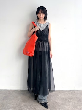 「U.S. POLO ASSN.（ユーエスポロアッスン）のアイテム」を使った、maoさん（レディース・153cm）の夏コーディネート
