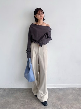 「NOGLE（ノグル）のアイテム」を使った、maoさん（レディース・153cm）の夏コーディネート