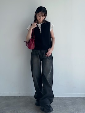 「アイテム（その他トップス）」を使った、maoさん（レディース・153cm）の夏コーディネート