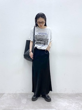 「STERNBERG（スタンバーグ）のアイテム」を使った、Sakinaさん（レディース・162cm）の冬コーディネート