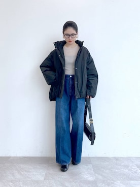 「STERNBERG（スタンバーグ）のアイテム（ジャケット/アウター）」を使った、Sakinaさん（レディース・162cm）の秋コーディネート