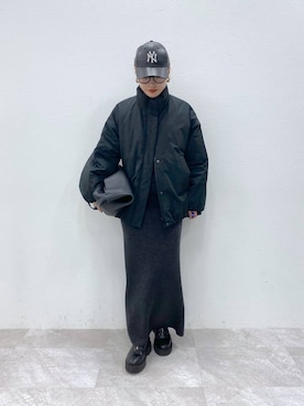 「STERNBERG（スタンバーグ）のアイテム（ジャケット/アウター）」を使った、Sakinaさん（レディース・162cm）の秋コーディネート