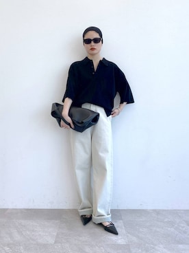 「STERNBERG（スタンバーグ）のアイテム」を使った、Sakinaさん（レディース・162cm）の冬コーディネート