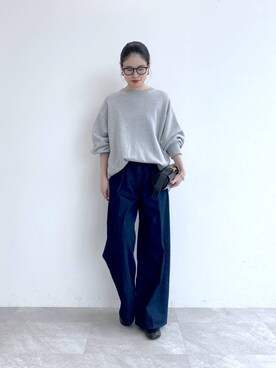 「アイテム（スウェット）」を使った、Sakinaさん（レディース・162cm・20代）の夏コーディネート