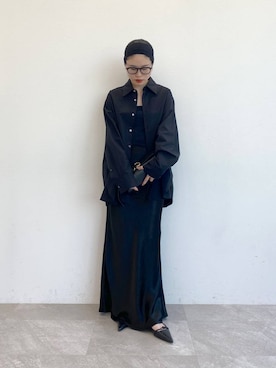 「STERNBERG（スタンバーグ）のアイテム」を使った、Sakinaさん（レディース・162cm）の冬コーディネート